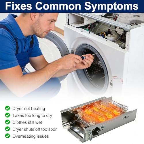 279838 Dryer Heating Element Kit for Whirlpool, Kenmore, Maytag - Image 7