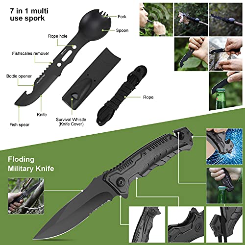 Survival kits 17 in 1, Emergency Survival Gear and Equipment - Image 3