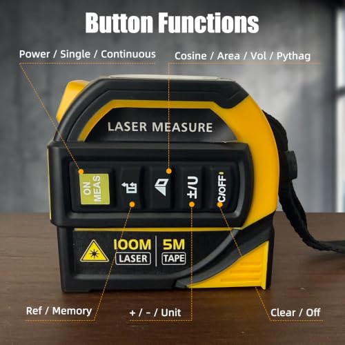 4 in 1 Laser Tape Measure, Digital Measuring Tape - Image 6