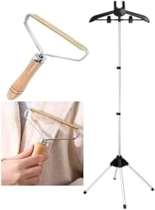 Garment hanger for steaming clothes,Steam rack for clothes,Handheld garment steamer rack,Clothes hanger for steam ironing,Steam stand clothes,Steamer pole,Steamer Hanger standing, steam iron stand