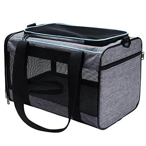 Vceoa 17.5"x11"x11" Pet Carrier for Cats - Image 3