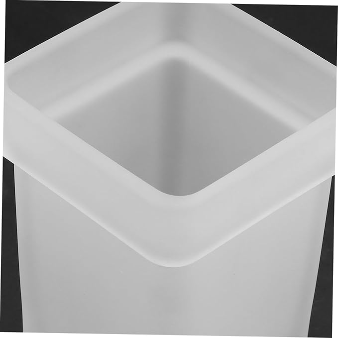 Unomor Heavy Duty Toilet Brush Holder Ceramic Bowl Brush Cup Slip Design for Easy Storage Cleaning