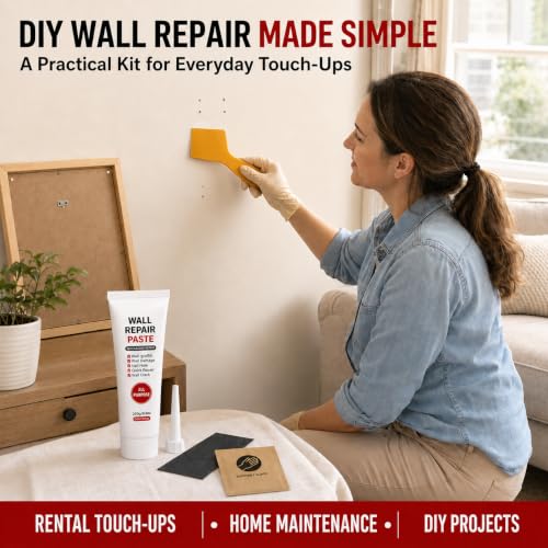 Drywall Repair Kit, Wall Repair Paste for Nail Holes & | Home Repair - Image 6