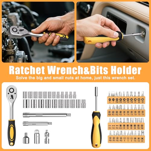 328 Piece Tool Kit for Home,Hand Repair Tool Set - Image 6