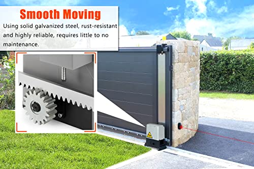 Blütezeit 1800lb Automatic Sliding Gate Opener, 370W Rack - Image 3