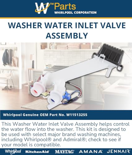 Whirlpool W11513255 Genuine OEM Washer Water Inlet Valve Assembly - Image 6