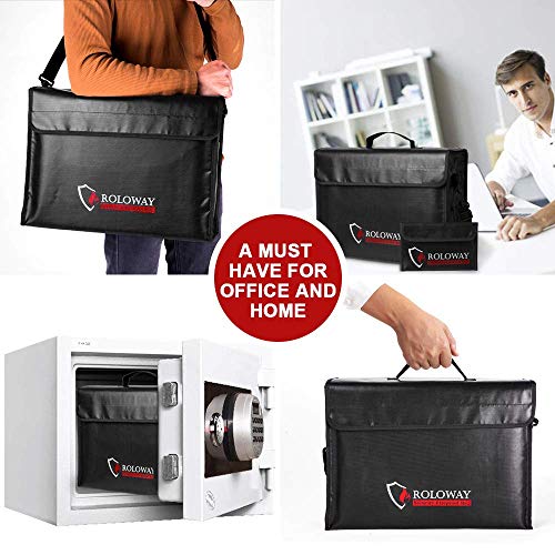 Large (17 x 12 x 5.8 inches) Fireproof Bag, Water | Home Organization - Image 7