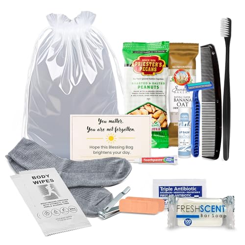 Pre-Assembled Homeless Care Packages 5-Pack, 14-Item Blessing - Image 3