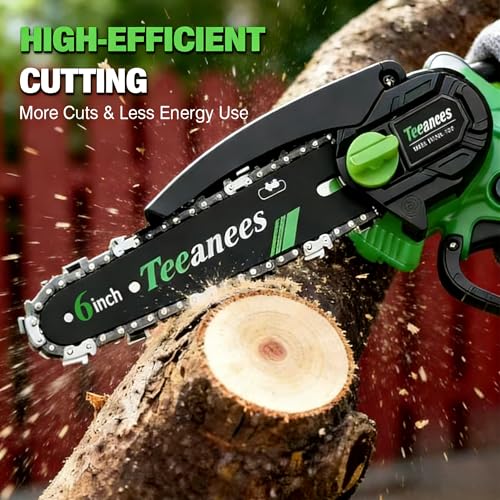 Mini Chainsaw Cordless, 6-Inch Small Electric Chainsaw - Image 5