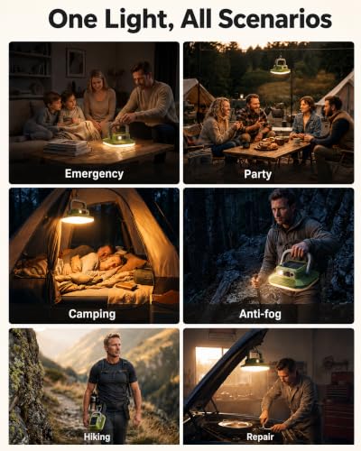 TrekTrip Rechargeable Camping Lanterns, Ultra Bright Solar - Image 7