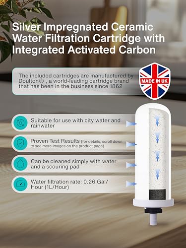 Countertop Gravity Water Filter System - 3.17 Gal/12L | 304 - Image 4
