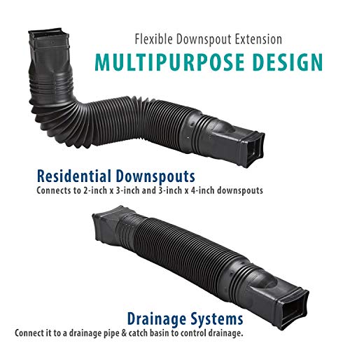 Amerimax Green Flexible Downspout Extension Gutter Connector - Image 7