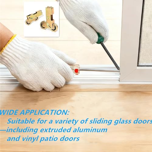 2Pack Sliding Door Rollers, 1-1/4 Inch Sliding Patio Door Tandem - Image 5