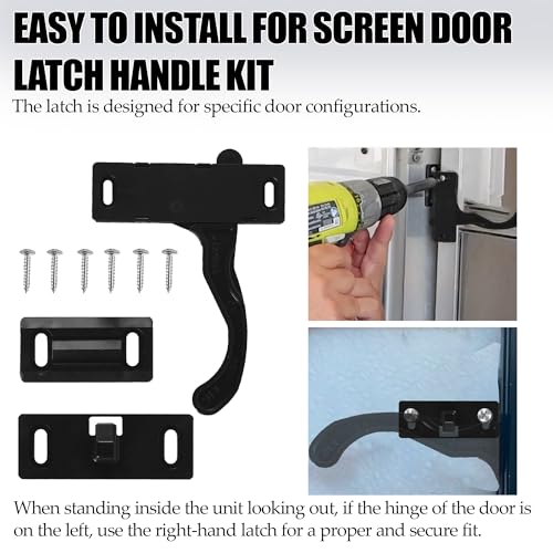 RV Screen Door Latch Handle Kit - Image 6