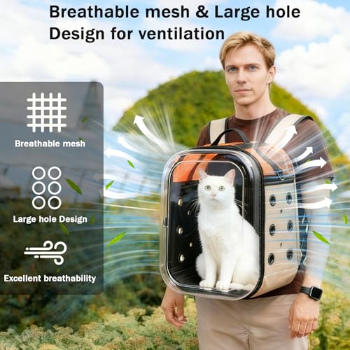 Cat Backpack Carrier: Large Breathable Cat Backpack Bubble - Image 7