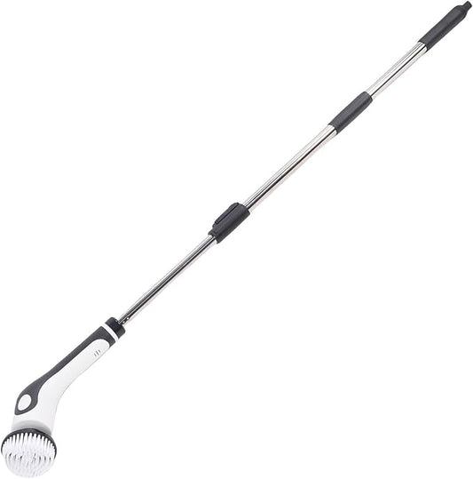 Multi-Functional Electric Spin Scrubber, New Cordless 2 Speed Cleaning Brush Bathroom Scrubber, IPX7 Waterproof Shower Scrubber with 9 Brush Heads, Extendable Long Handle