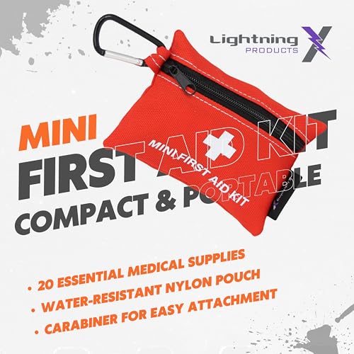 Lightning X Mini First Aid Kit – Compact 20 Piece | Travel Essentials - Image 3