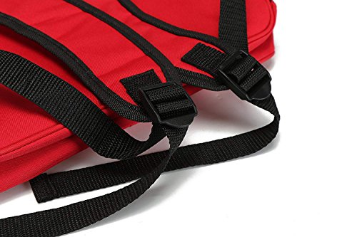 Red First Aid Bag Empty First Aid Backpack Empty Medical - Image 7