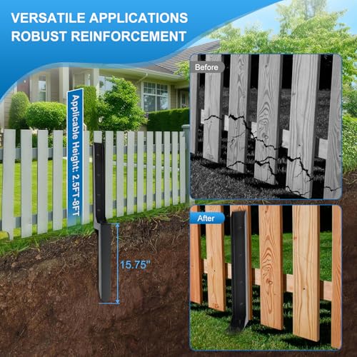 Fence Post Repair Kit, Heavy Duty Post Anchor Ground | Home Repair - Image 8
