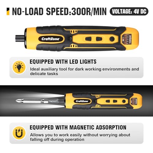 Rechargeable Cordless Electric Screwdriver, 28‑Piece Bit Set - Image 7