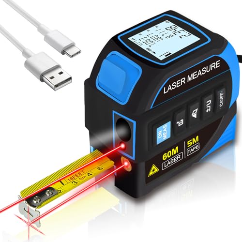 Menider 4-in-1 Laser Measure Tool - Digital LCD & - Image 2