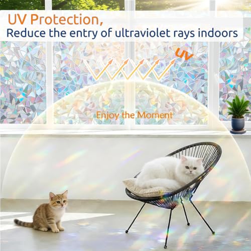 Window Privacy Film Window Coloring Rainbow Film - Image 5