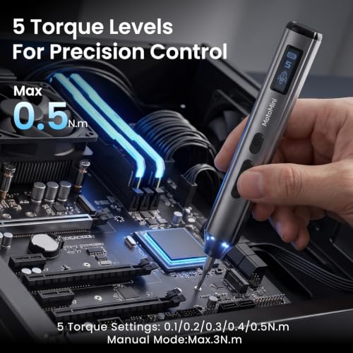 M1 Electric Screwdriver, Screwdriver for Electronics (Grey) - Image 4
