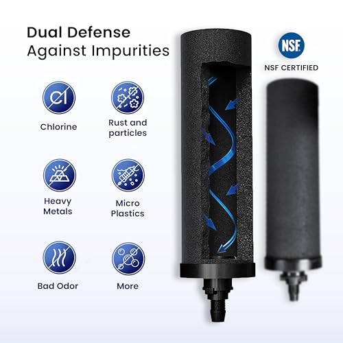 Phoenix Gravity 2.25G Stainless Steel Water Filter with 2 Carbon - Image 5