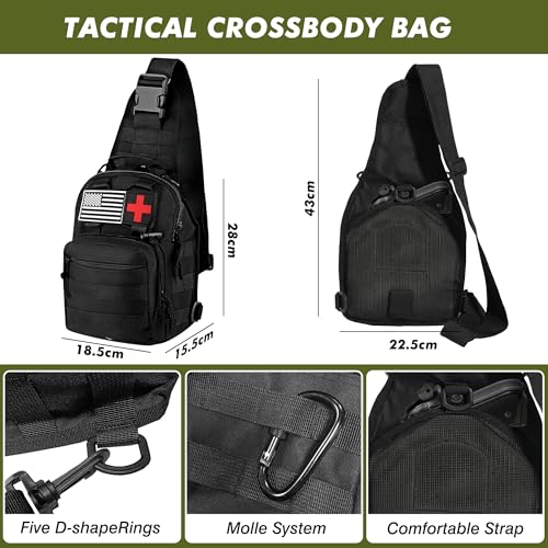 Survival Kit with Emergency Gear Set & Tactical Crossbody - Image 3