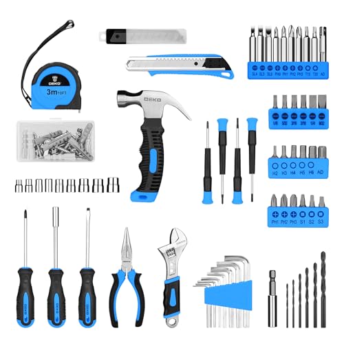 DEKOPRO Drill Set: Tool Set with 8V Blue Cordless Drill | Hand Tools - Image 4