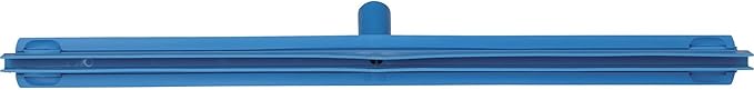 Vikan 77153 Squeegee,Ultra Hygiene,Dbl Blade,28",PP/RB,BL