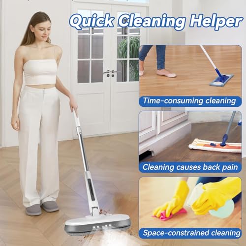 Cordless Electric Mop, Electric Spin Mop with LED | Home Organization - Image 7