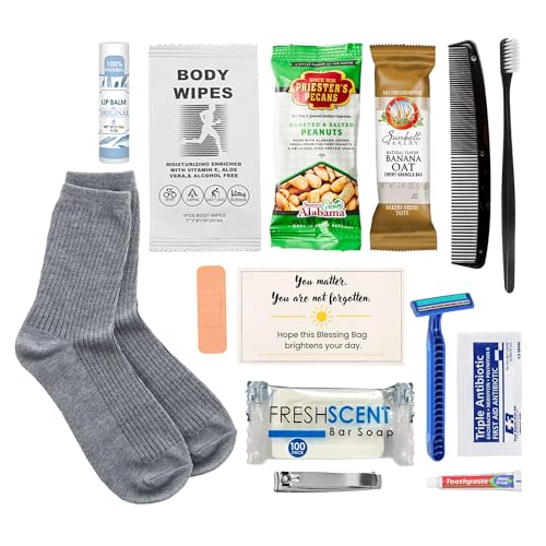 Pre-Assembled Homeless Care Packages 5-Pack, 14-Item Blessing - Image 5