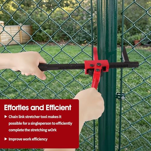 2 Pack Fence Stretcher Tool, Heavy Duty Chain Link & - Image 8