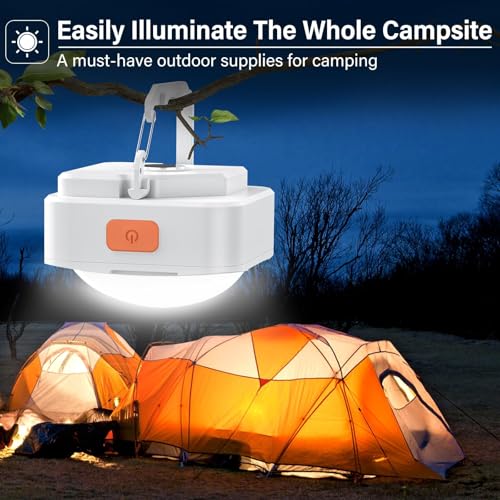 4Pack LED Rechargeable Camping Lights Tent Lantern Mini Emergency - Image 4