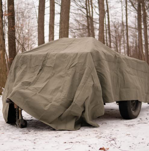 WHITEDUCK Canvas Tarp 18 oz. Heavy Duty Water Repellent UV - Image 3