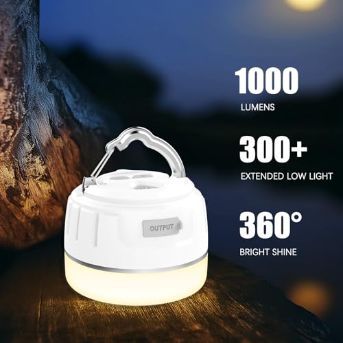 Yonktoo Rechargeable LED Camping Lantern 1000LM, 300H Runtime - Image 3