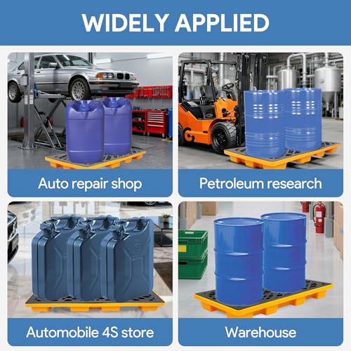 2 Drum Spill Containment Pallet, 2000 Lb Capacity - Image 8