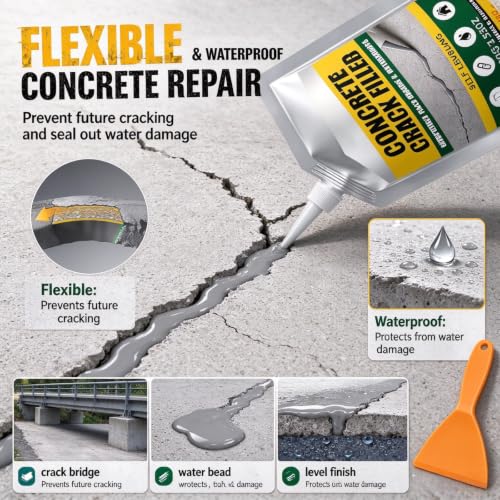 2PCS Waterproof Concretecrack Filling Material,Concrete - Image 3