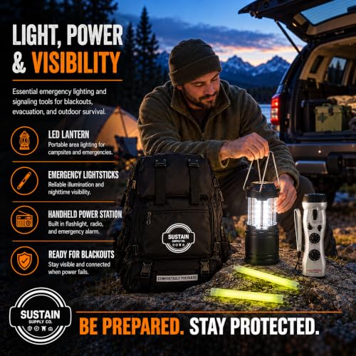 Ready America 70491 Sustain Supply 2-Person 3-Day | Travel Essentials - Image 5