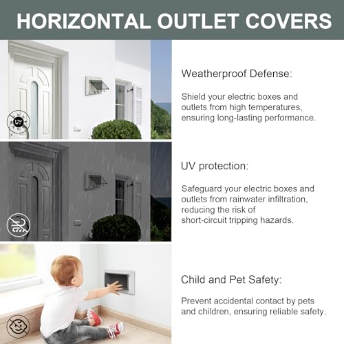Horizontal Outdoor Outlet Cover, Type 3r Enclosure Cover - Image 4