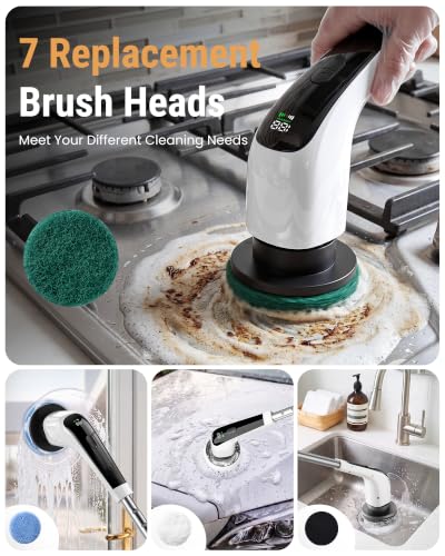 Electric Spin Scrubber, 44 in-lbs High Torque Shower - Image 5