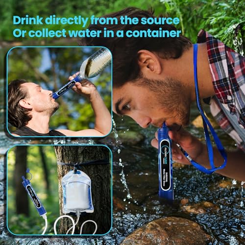 Filters-Clean Survival Water Filter Straw, 0.1 Micron Water - Image 4