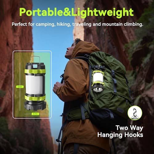 Alpswolf Camping Lantern, Rechargeable Flashlight & - Image 6