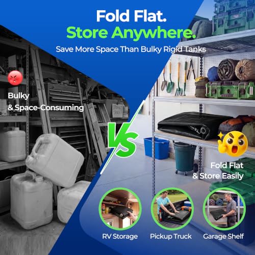 87 Gallon/330L Water Bladder Tank - Portable Collapsible - Image 5