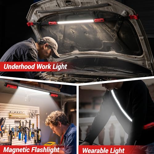Rechargeable Underhood Work Light, 1000LM Magnetic Under | Home Repair - Image 8