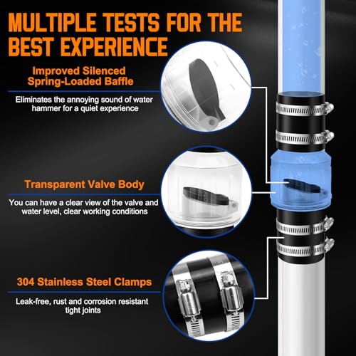 1 1/2 Inch Sump Pump Check Valve-Silent Check Valve - Image 5