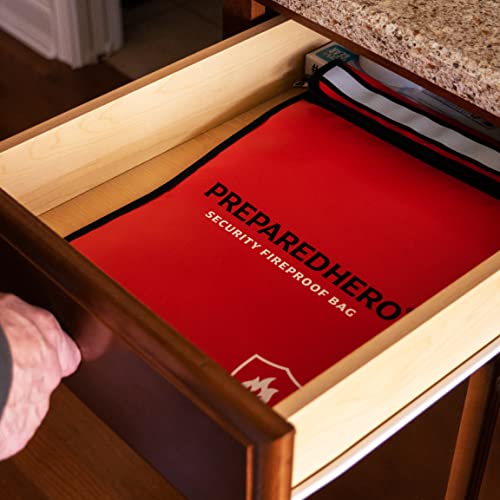 Prepared Hero Fireproof Document Bag, Fire Resistant Safe - Image 8