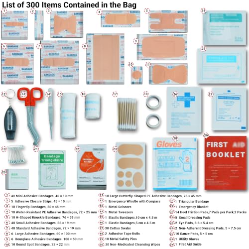 Hiking First Aid Kit Backpacking Emergency Bag for Hunting - Image 3