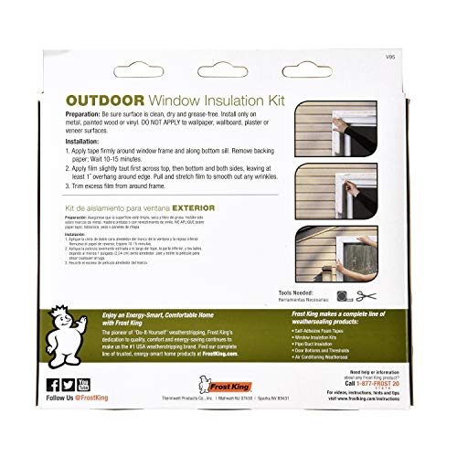 Frost King V95H, 62-Inch by 210-Inch, Clear - Image 4